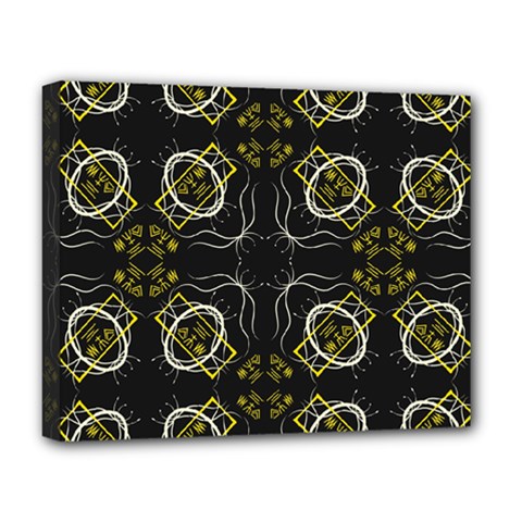 Abstract Pattern Geometric Backgrounds   Deluxe Canvas 20  X 16  (stretched) by Eskimos