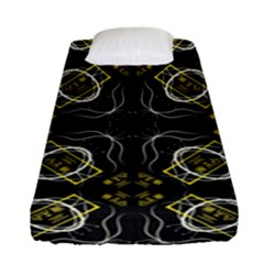 Abstract Pattern Geometric Backgrounds   Fitted Sheet (single Size) by Eskimos