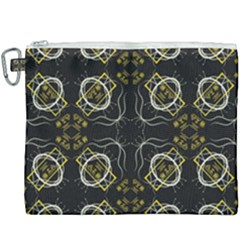 Abstract Pattern Geometric Backgrounds   Canvas Cosmetic Bag (xxxl) by Eskimos