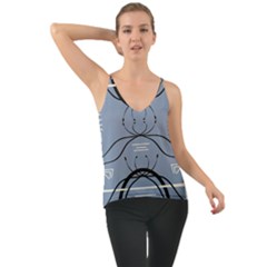 Abstract Pattern Geometric Backgrounds   Chiffon Cami by Eskimos