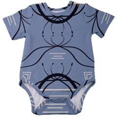 Abstract Pattern Geometric Backgrounds   Baby Short Sleeve Onesie Bodysuit by Eskimos