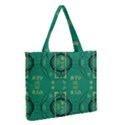 Abstract pattern geometric backgrounds   Zipper Medium Tote Bag View2