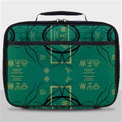 Abstract Pattern Geometric Backgrounds   Full Print Lunch Bag by Eskimos