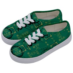 Abstract Pattern Geometric Backgrounds   Kids  Classic Low Top Sneakers by Eskimos