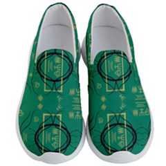 Abstract Pattern Geometric Backgrounds   Men s Lightweight Slip Ons by Eskimos