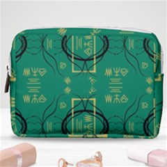 Abstract Pattern Geometric Backgrounds   Make Up Pouch (medium) by Eskimos