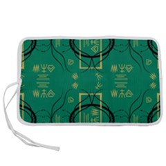 Abstract Pattern Geometric Backgrounds   Pen Storage Case (l) by Eskimos