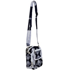 Abstract Pattern Geometric Backgrounds   Shoulder Strap Belt Bag by Eskimos