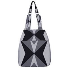 Abstract Pattern Geometric Backgrounds   Center Zip Backpack by Eskimos