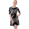 Abstract pattern geometric backgrounds   Belted Shirt Dress View1