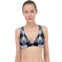 Abstract pattern geometric backgrounds   Classic Banded Bikini Top View1