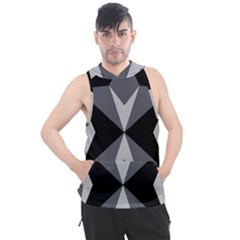 Abstract Pattern Geometric Backgrounds   Men s Sleeveless Hoodie by Eskimos