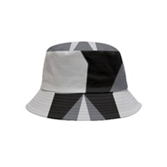 Abstract Pattern Geometric Backgrounds   Inside Out Bucket Hat (kids) by Eskimos