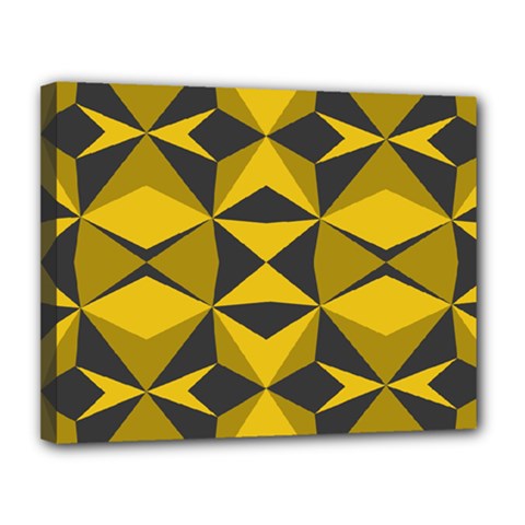 Abstract Pattern Geometric Backgrounds   Canvas 14  X 11  (stretched) by Eskimos