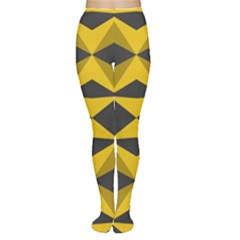 Abstract Pattern Geometric Backgrounds   Tights by Eskimos