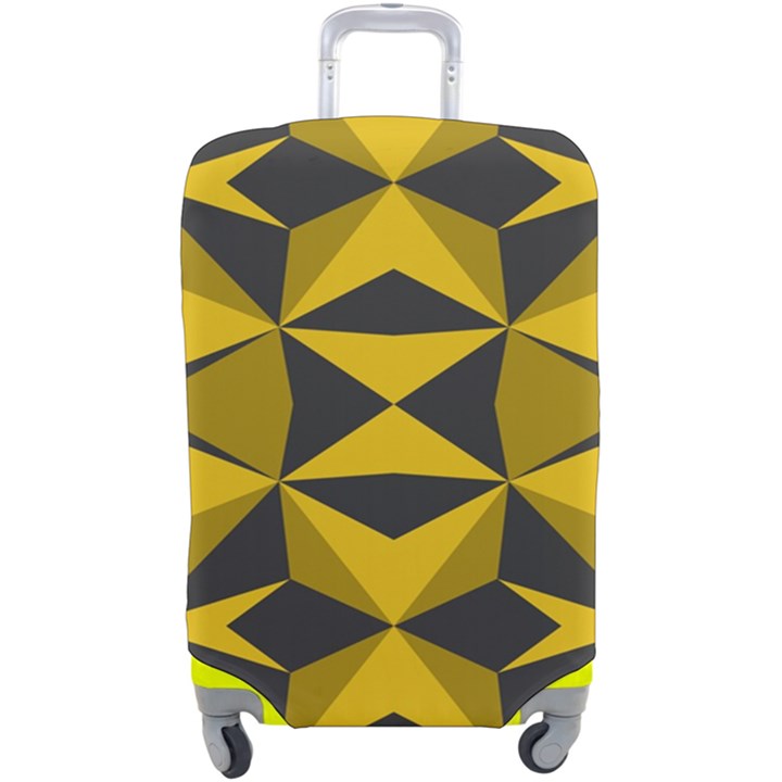 Abstract pattern geometric backgrounds   Luggage Cover (Large)