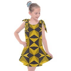 Abstract Pattern Geometric Backgrounds   Kids  Tie Up Tunic Dress by Eskimos