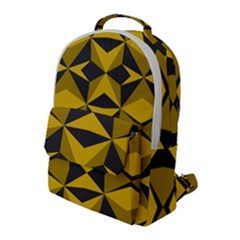 Abstract Pattern Geometric Backgrounds   Flap Pocket Backpack (large) by Eskimos