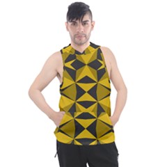 Abstract Pattern Geometric Backgrounds   Men s Sleeveless Hoodie by Eskimos