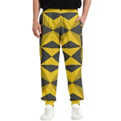 Abstract Pattern Geometric Backgrounds   Men s Elastic Waist Pants by Eskimos