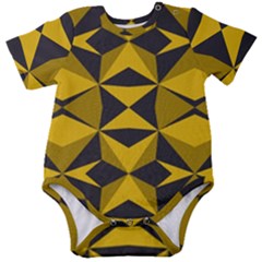 Abstract Pattern Geometric Backgrounds   Baby Short Sleeve Onesie Bodysuit by Eskimos