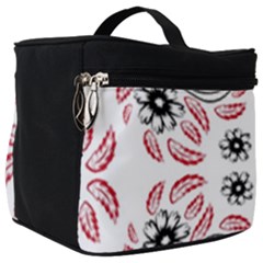 Folk Flowers Print Floral Pattern Ethnic Art Make Up Travel Bag (big) by Eskimos