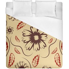 Folk Flowers Print Floral Pattern Ethnic Art Duvet Cover (california King Size) by Eskimos