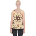 Folk flowers print Floral pattern Ethnic art Piece Up Tank Top View1