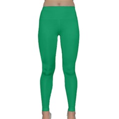 Shamrock Green Classic Yoga Leggings by retrotoomoderndesigns