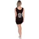 Tibal Mask Motif Drawing Pattern Bodycon Dress View4