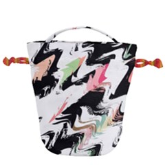 Happy Kiwi Midnight Drawstring Bucket Bag