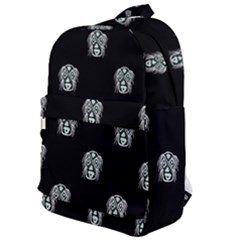 Tribal Mask Motif Drawing Pattern Classic Backpack