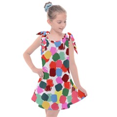 Happy Kiwi Candy Kids  Tie Up Tunic Dress