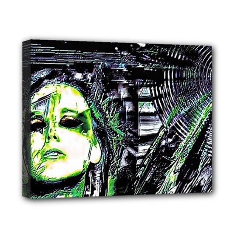 Dubstep Alien Canvas 10  X 8  (stretched) by MRNStudios