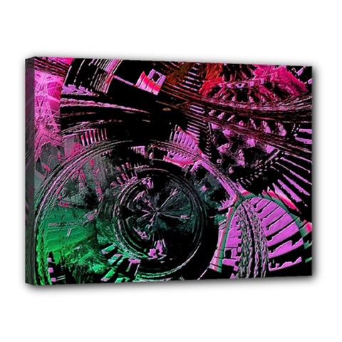 Doppler Ultrasound Canvas 16  x 12  (Stretched)