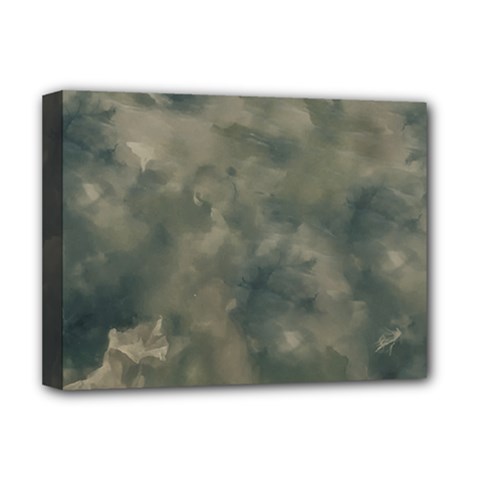 Algae Texture Patttern Deluxe Canvas 16  X 12  (stretched)  by dflcprintsclothing