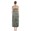 Algae Texture Patttern Button Up Chiffon Maxi Dress View2