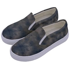 Algae Texture Patttern Kids  Canvas Slip Ons by dflcprintsclothing