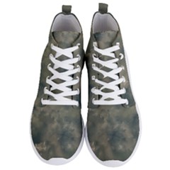 Algae Texture Patttern Men s Lightweight High Top Sneakers by dflcprintsclothing