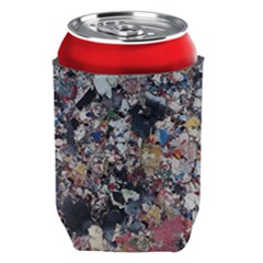 Multicolored Debris Texture Print Can Holder by dflcprintsclothing