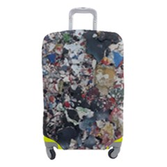 Multicolored Debris Texture Print Luggage Cover (small) by dflcprintsclothing