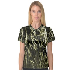 Abstract Light Games 7 V-neck Sport Mesh Tee