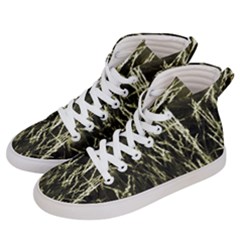 Abstract Light Games 7 Women s Hi-top Skate Sneakers by DimitriosArt