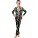 Abstract light games 7 Kid s Satin Long Sleeve Pajamas Set View1