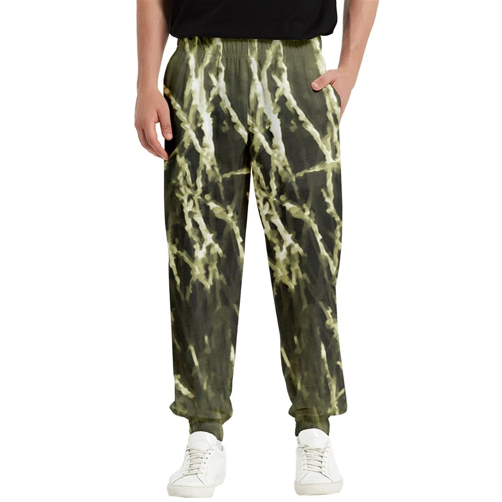 Abstract light games 7 Men s Elastic Waist Pants