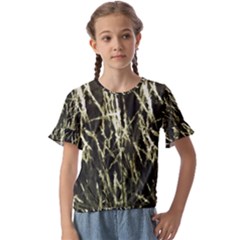 Abstract Light Games 7 Kids  Cuff Sleeve Scrunch Bottom Tee