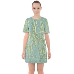 Abstract Light Games 8 Sixties Short Sleeve Mini Dress