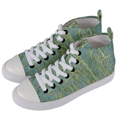 Abstract Light Games 8 Women s Mid-top Canvas Sneakers