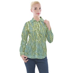 Abstract Light Games 8 Women s Long Sleeve Pocket Shirt