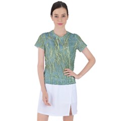 Abstract Light Games 8 Women s Sports Top